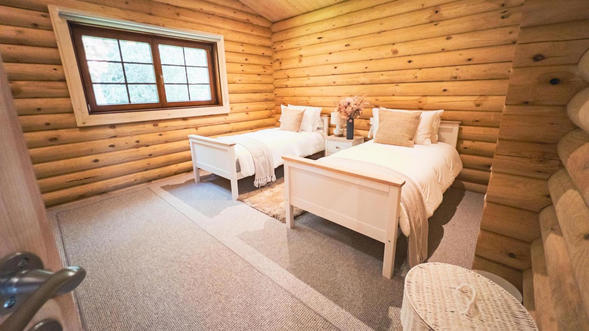 Aspen Lodge, Amazing New Log Cabin With Hot Tub - Sleeps 6 - Felmoor Park Morpeth Camera foto