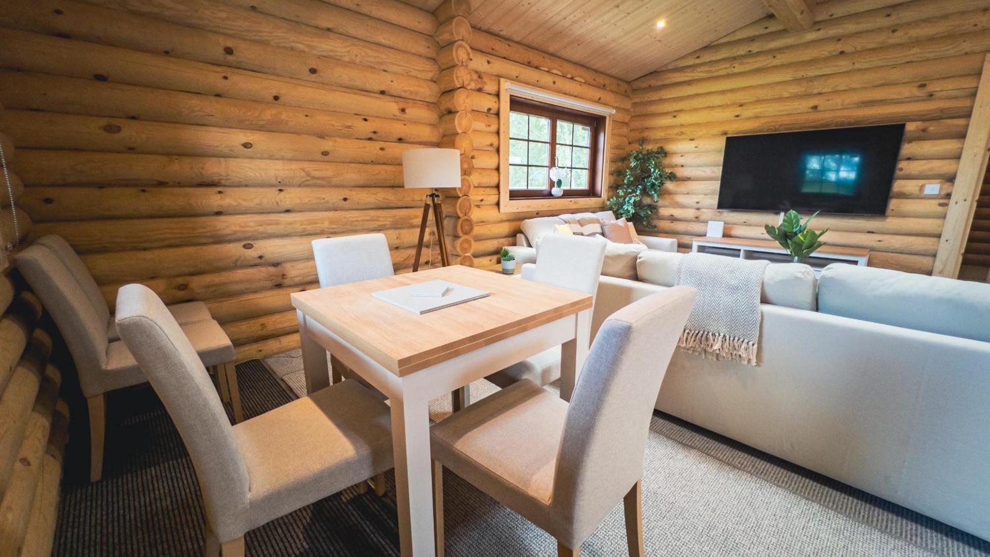 Aspen Lodge, Amazing New Log Cabin With Hot Tub - Sleeps 6 - Felmoor Park Morpeth Camera foto